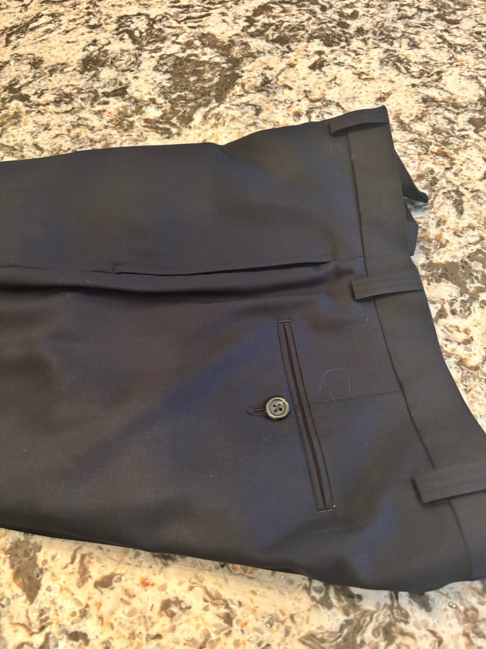 Lauren Ralph Lauren Wool Cashmere Men’s Pants in Black and Cream